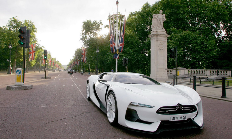 Illustration for article titled GTbyCITROËN Concept Does Tourist Thing On GT5 London Street Circuit